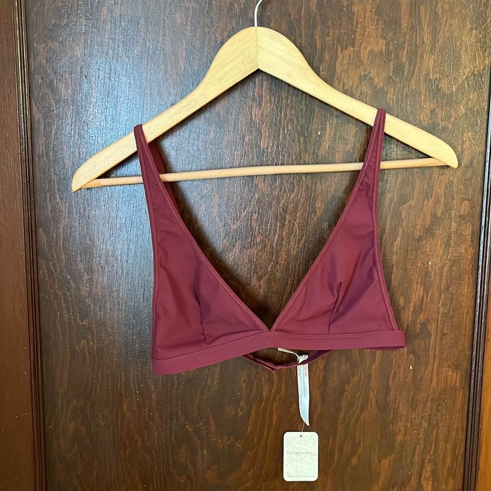 FP Maroon Bralette NWT